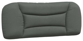374550 vidaXL Pernă pentru tăblie de pat, gri închis, 100 cm, material textil