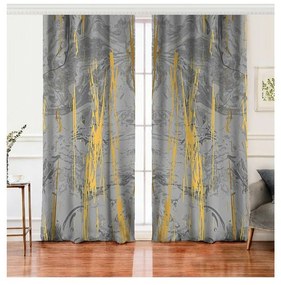 Draperii gri-aurii 2 buc. 140x260 cm – Mila Home