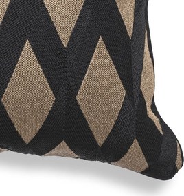 Perna decorativa LUX Splender 50x50cm, negru/ auriu