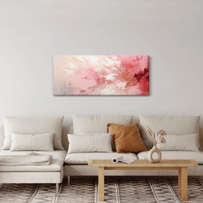 Tablou - Abstract roz (120x50 cm)
