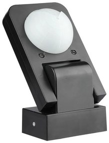 Senzor de mișcare cu infraroșu de exterior 360° 1000W/230V IP65 negru