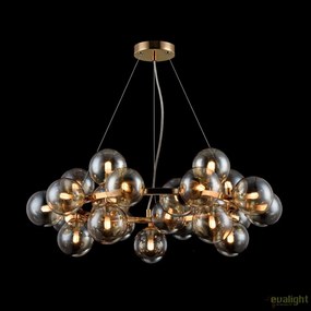 Lustra deosebita cu 25 de surse de lumina Dallas, auriu/ chihlimbar MYMOD548PL-25G