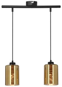 Lustră pe cablu COX 2xE27/60W/230V auriu