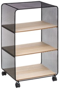 Dulap pe roți SOUTH BAY, 3 rafturi, structură ajurata