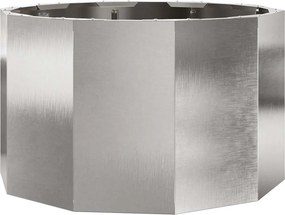 vidaXL Jardinieră Argintiu 60 x 60 x 35 cm Oţel inoxidabil