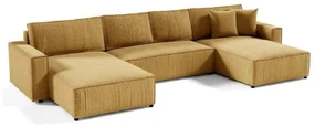 Coltar extensibil forma U galben Poso