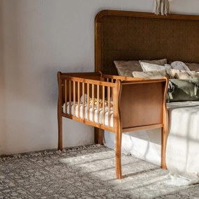 Patut mic, co-sleeping din lemn, Noble Vintage 90 x 40 cm, 0-7 luni