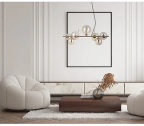 Lustră pe cablu CANELLO 7xG9/5W/230V ITALUX PND-406007-7-HBR