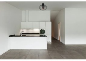 Lustră aplicată CORRINI 1xE27/60W/230V d. 25 cm negru/gri