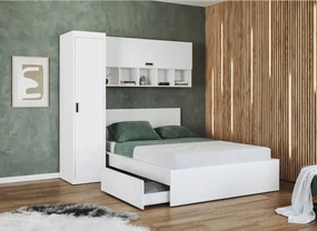 Set mobila dormitor alb complet - Blanco - Configuratia 9