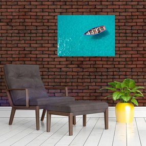 Tablou - Barcă de pescuit tradițională (70x50 cm)