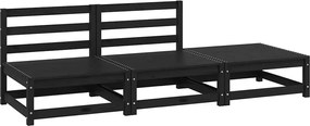 vidaXL Set mobilier de grădină,3 piese, lemn masiv de pin