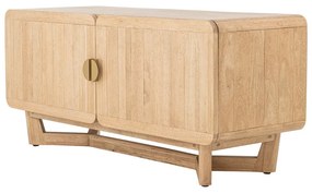 Comodă în culoare naturală din lemn de arbore de cauciuc 120x55x45 cm Serrone – Bloomingville