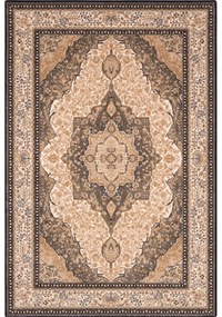 Covor maro deschis din lână 200x300 cm Charlotte – Agnella