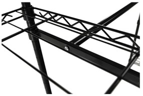 Raft reglabil, negru, GELBAN