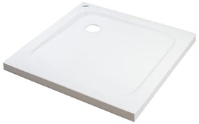 Coria 80x80x 5 cm tăviță de duș pătrată, acrilică, cu sifon inclus