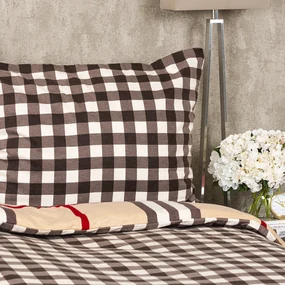 Lenjerie de pat din flanelă 4Home Cub, 140 x 200 cm, 70 x 90 cm