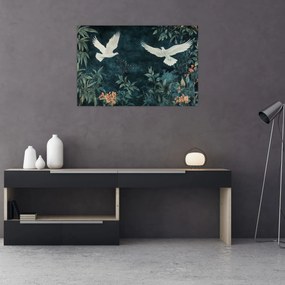 Tablou - Două porumbei (90x60 cm)