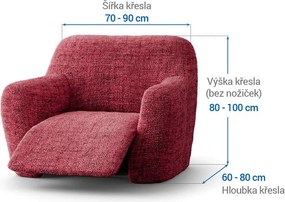 Gaico Huse bielastice VITTORIA bordo fotoliu de relaxare (l. 70 - 90 cm)