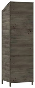Sopron de gradina, antracit, 55x52x174,5 cm, lemn masiv de brad Antracit, 55 x 52 x 174.5 cm