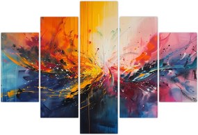 Tablou - Abstracție de culoare (150x105 cm)