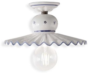 Plafoniera design clasic realizata manual din ceramica ROMA 31cm