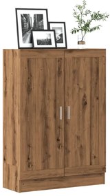 vidaXL Bibliotecă, stejar artizanal, 82,5x30,5x115 cm, lemn prelucrat