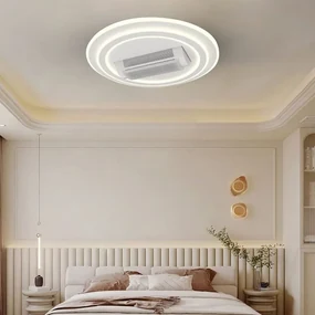 Lustra LED cu ventilator, 6 Trepte de Viteză, Telecomandă, Functionare Silentioasa