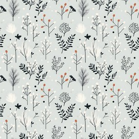 Lenjerie de pat din flanel FROST BOTANIC gri deschis Dimensiune lenjerie de pat: 70 x 90 cm | 140 x 200 cm