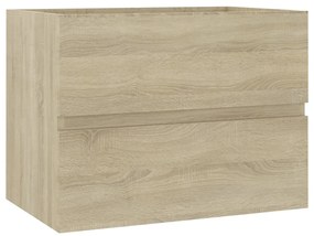 Set mobilier baie, stejar sonoma, PAL Stejar sonoma, 60 x 38.5 x 45 cm, 1