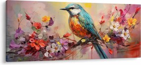 Tablou - Pictura de o pasăre (120x50 cm)