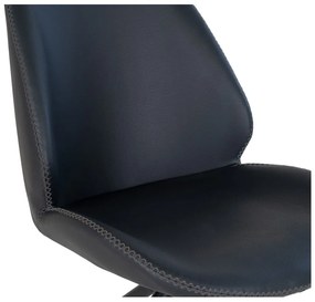 Scaune de dining negre 2 buc. Monte – House Nordic