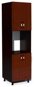 Soldat 60 cu 4 usi cu spatiu cuptor Zebra MDF mustata cedru