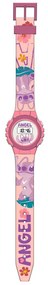 Disney Lilo și Stitch Pink Angel ceas digital