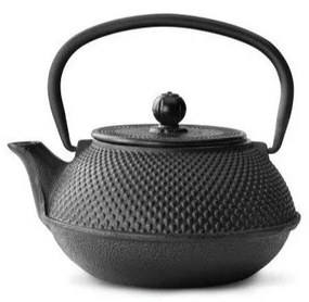Ceainic din fontă cu infuzor Bredemeijer Jang, 800 ml, negru