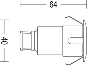 SET 3x corp de iluminat LED încastrat de exterior Philips SPORE LED/1W/24/230V IP67