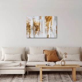 Tablou - Abstract auriu (70x50 cm)