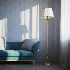 Lampadar, Lampa de podea din alama stil clasic Petalo