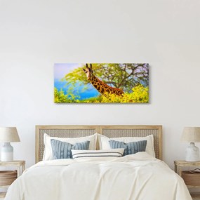 Tablou - Girafa în Africa (120x50 cm)