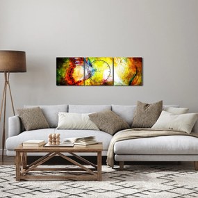 Tablou - Fluture spațial (cu ceas) (90x30 cm)