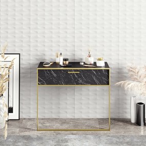 Masă decorativă Polka negru