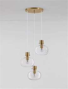 Lustra cu 3 pendule design modern CINZIA