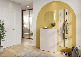 Dulap crem cu aspect de lemn de stejar 74x105x33 cm Alviano – Germania