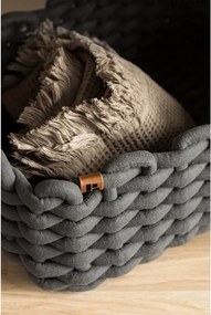 Coș de depozitare din material textil 35x25x14 cm Peach Skin M – Bigso