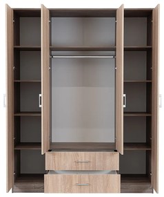 Dulap Miami 160x205 cm stejar Sonoma-stejar York