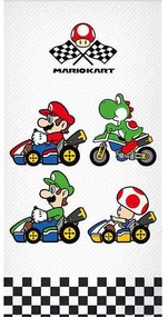 Super Mario Grand Prix prosop de baie, prosop de plajă 70x140cm
