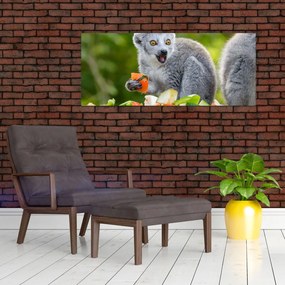 Tablou cu lemur (120x50 cm)
