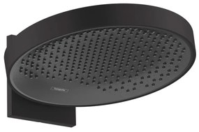 Palarie de dus, Hansgrohe, Rainfinity, 36 cm, negru mat