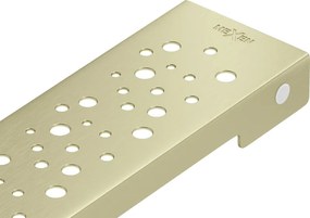 Mexen M12 mascare pentru scurgere liniară 90 cm, auriu periat - 1A21090