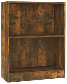815084 vidaXL Bibliotecă, stejar fumuriu, 60x24x76 cm, lemn prelucrat